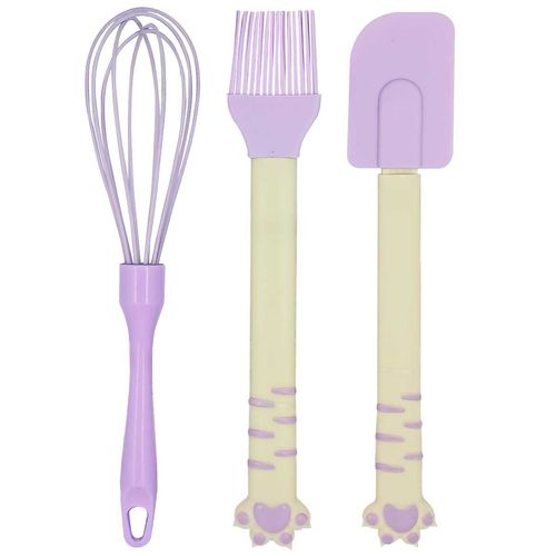 Kit Confeiteiro Patinha 3 Peças em Silicone Interponte