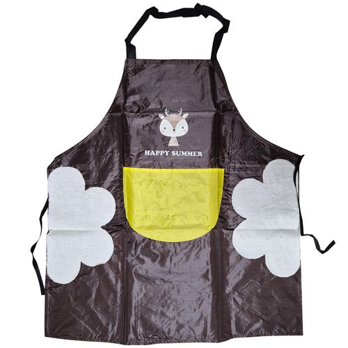 Avental de Cozinha Impermeável 63x72cm em Plástico Kehome