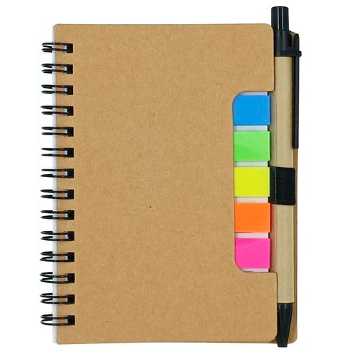 Kit Bloco de Anotação C/ Caneta 10x13cm em Papel Amigold