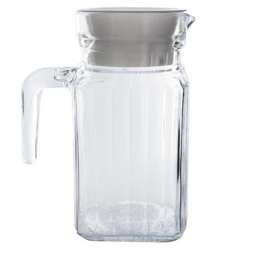 Jarra C/ Tampa 650ml em Vidro Kehome