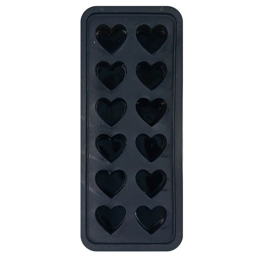 Forma de Gelo Coração 10,5x25cm em Silicone Fu Xing