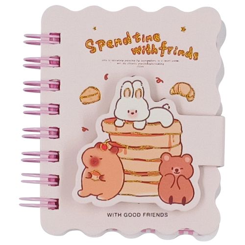 Mini Caderno Capivara 8x6,5cm em Papel Michael Judi