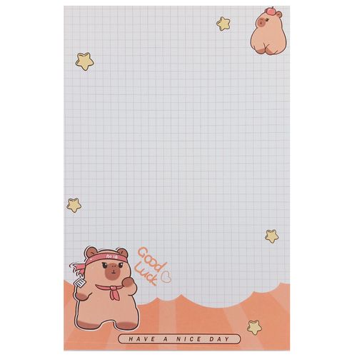 Bloco de Anotação Capivara 14x21cm em Papel Michael Judi
