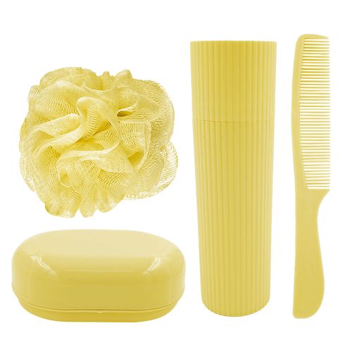 Kit Viagem C/ Nécessaire Unicórnio 5 Peças em Plástico Casita