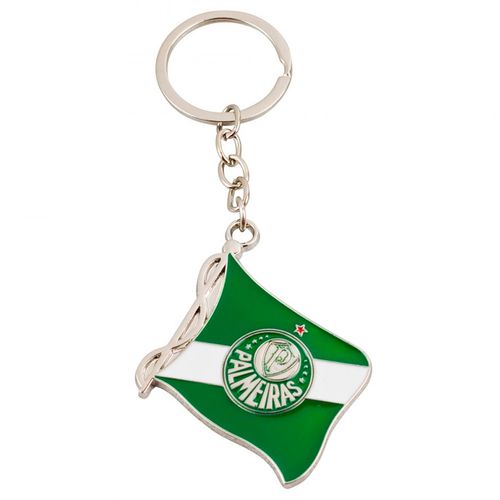 Chaveiro Bandeira Palmeiras 11cm em Metal Mileno