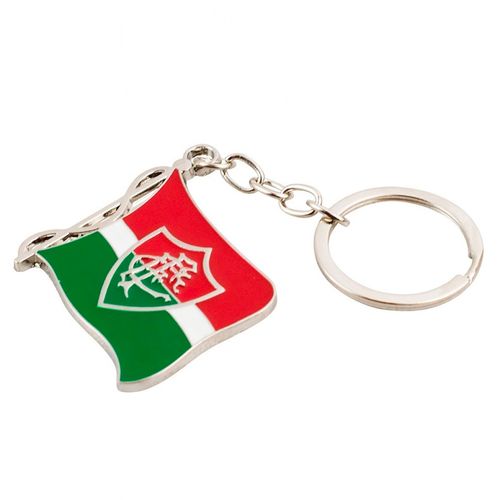 Chaveiro Bandeira Fluminense 11cm em Metal Mileno