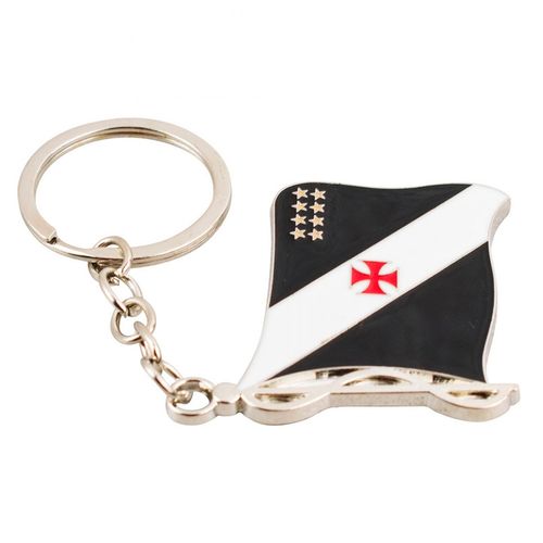 Chaveiro Bandeira Vasco da Gama 11cm em Metal Mileno