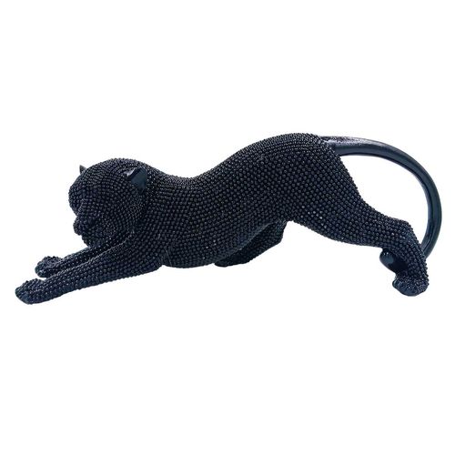 Leopardo Brilhante Decorativo 24cm em Resina Youbai