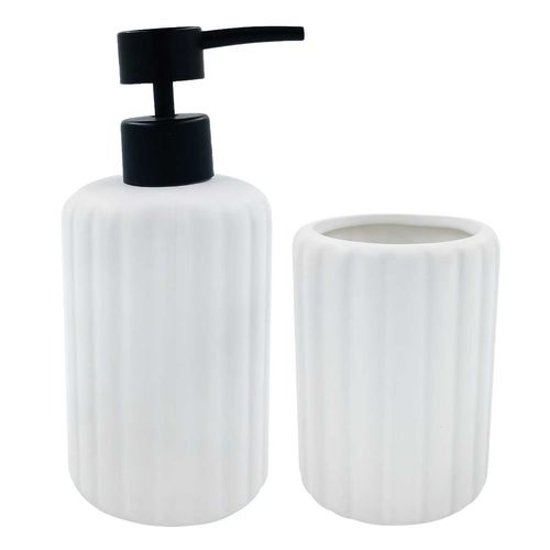 Kit Banheiro 2 Peças em Porcelana Sanxia
