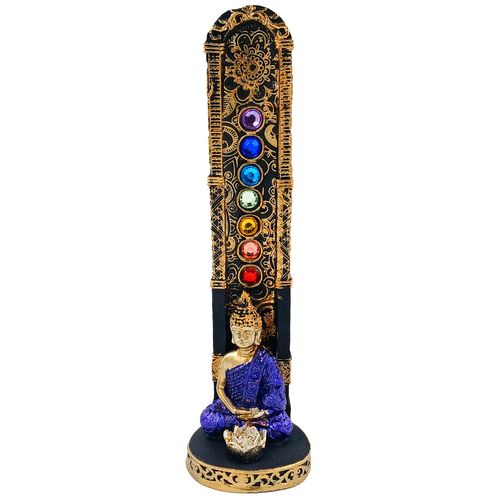 Porta Incenso Buda Decorativo 18cm em Resina Youbai