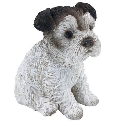 Cachorro Decorativo 7,5x8cm em Resina Youbai