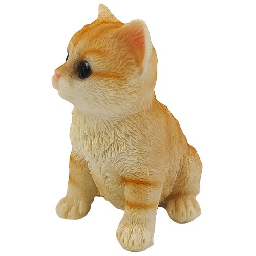 Gato Decorativo 7,5x8cm em Resina Youbai