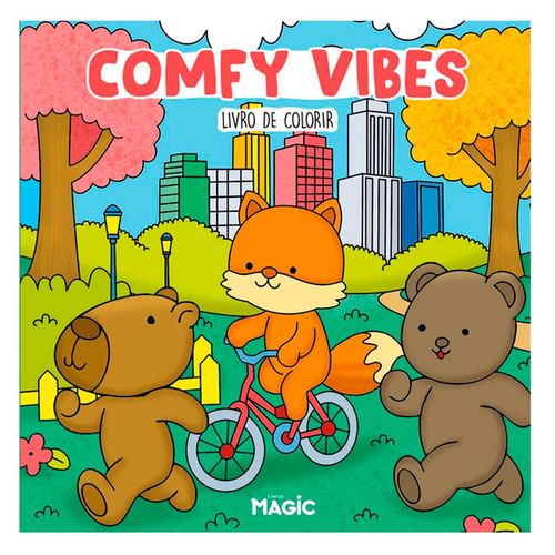 Livro P/ Colorir Comfy Vibes 24cm em Papel Magic Kids