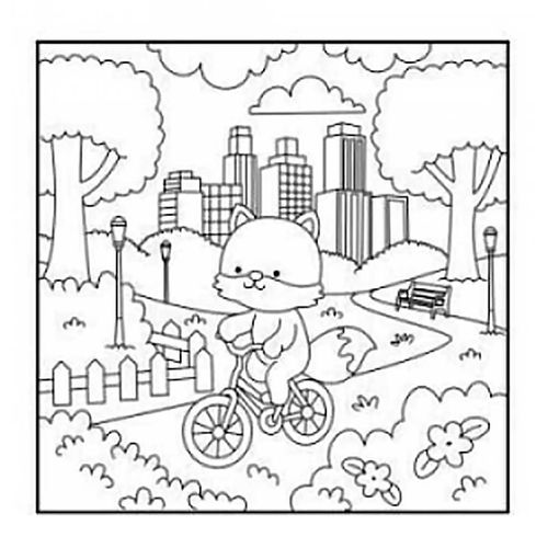 Livro P/ Colorir Comfy Vibes 24cm em Papel Magic Kids