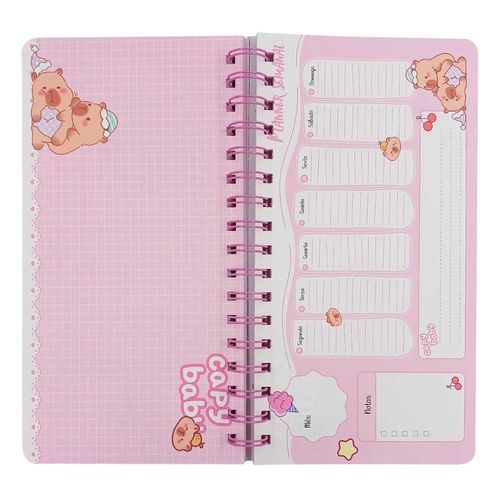 Planner Semanal Capivara 23x12cm em Papel Michael Judi