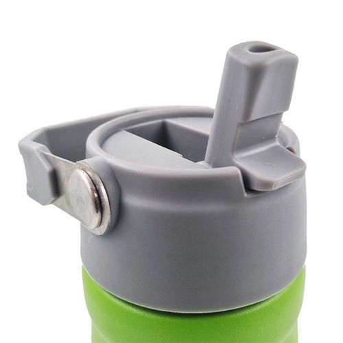 Garrafa Térmica C/ Alça 550ml em Aço Inox Golden Rio