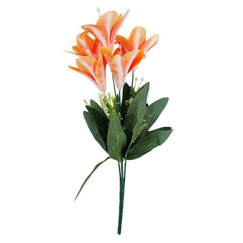 Buquê de Lírio Artificial 38cm em Plástico Bella Garden
