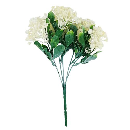 Buquê Flor de Mel Artificial 30cm em Plástico Bella Garden