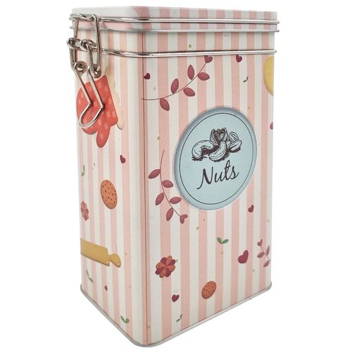 Lata Porta Mantimentos 19,5x11,2cm em Metal Dolce Home