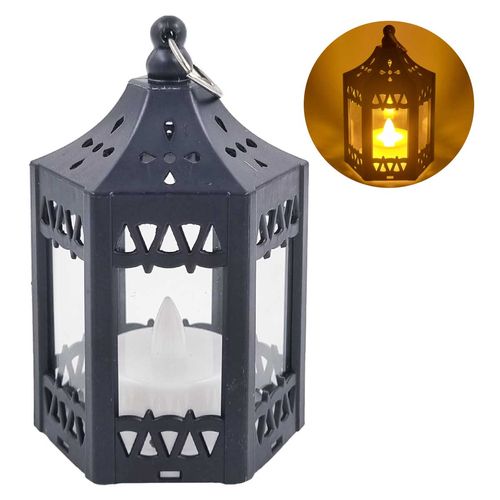 Mini Lanterna Decorativa 10x7cm em Plástico Freecom