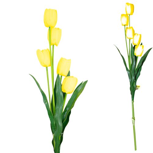 Haste Arranjo Tulipa Viva Artificial 79cm em Plástico Bella Garden