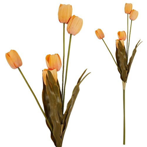 Haste de Tulipas Artificial 81cm em Plástico Bella Garden