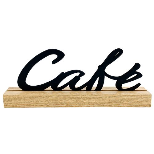 Placa Café Decorativo 20cm em MDF Livon