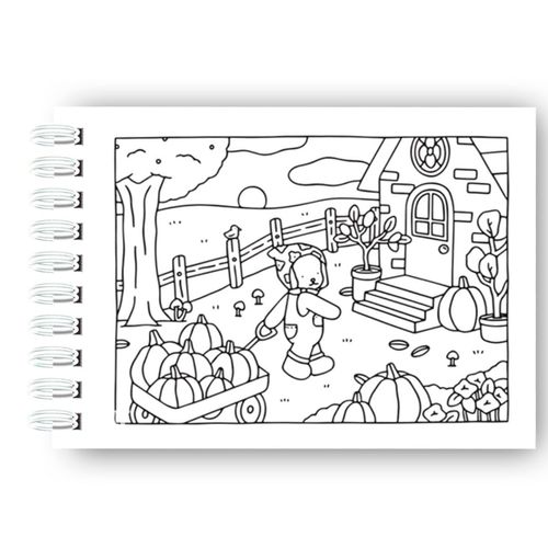 Caderno P/ Colorir Bobbie Goods 21x15cm em Papel Michael Judi