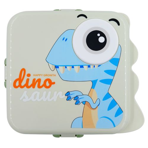 Marmita Infantil Dinossauro 19,5cm em Plástico Lila Cosméticos