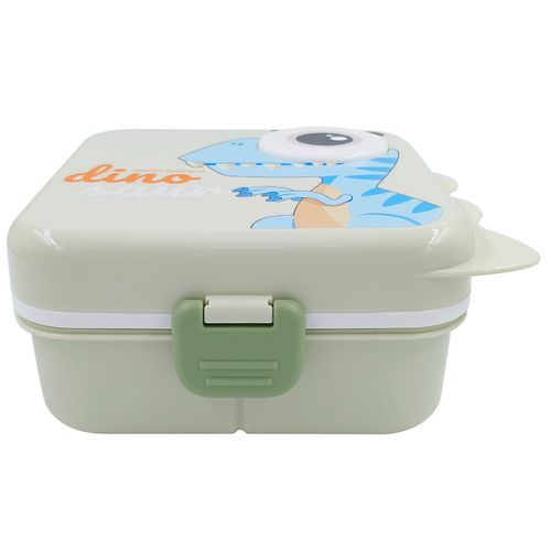 Marmita Infantil Dinossauro 19,5cm em Plástico Lila Cosméticos