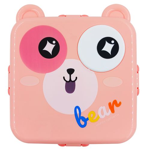 Marmita Infantil Urso 19,5cm em Plástico Lila Cosméticos