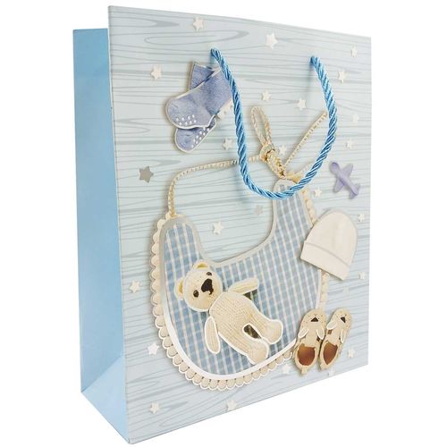 Sacola Para Presente Baby 40x30cm em Papel Rio Master