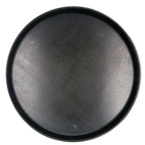 Bandeja de plástico e aço inox antiaderente redonda 40cm Unihome