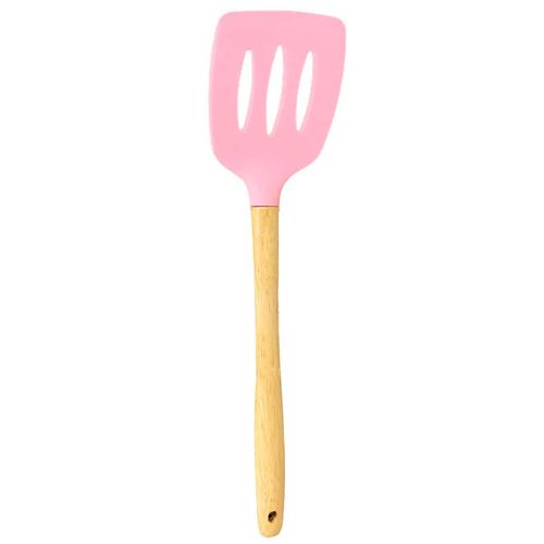 Espátula vazada de silicone cores sortidas 8x32cm Inter Ponte