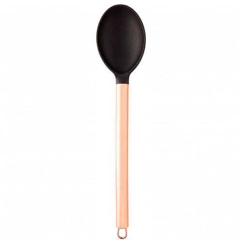 Colher de Silicone Cabo em Metal Rose 33cm Livon