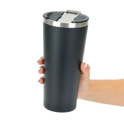 Copo Térmico C/ Abridor de Garrafas 730ml em Aço Inox UniHome-Azul Escuro