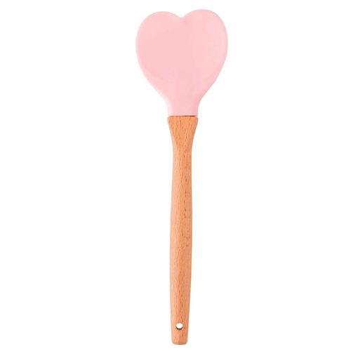 Espátula de silicone coração cores sortidas 30cm Interponte