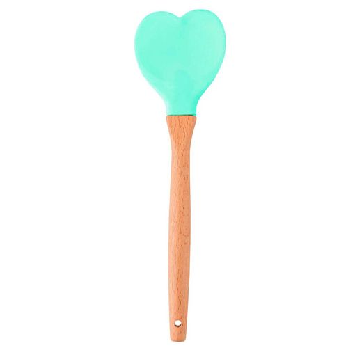 Espátula de silicone coração cores sortidas 30cm Interponte
