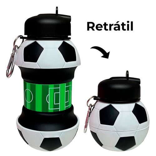Garrafa Bola Retrátil 500ml em Plástico Livon