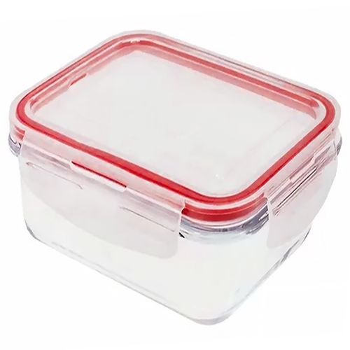 Pote Hermético Quadrado 1050ml em Vidro Livon