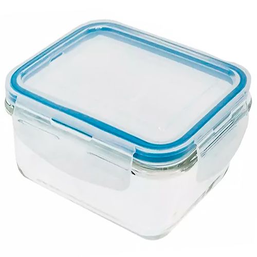 Pote Hermético Quadrado 1050ml em Vidro Livon