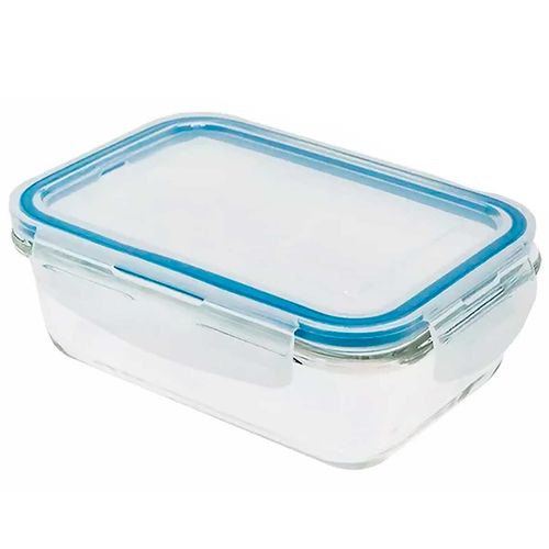 Pote Hermético Retangular 800ml em Vidro Livon