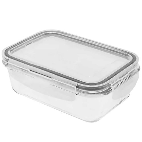 Pote Hermético Retangular 1500ml em Vidro Livon