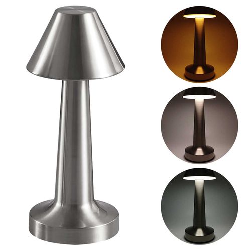 Luminária de Mesa Cone 23,5cm em Metal Charti