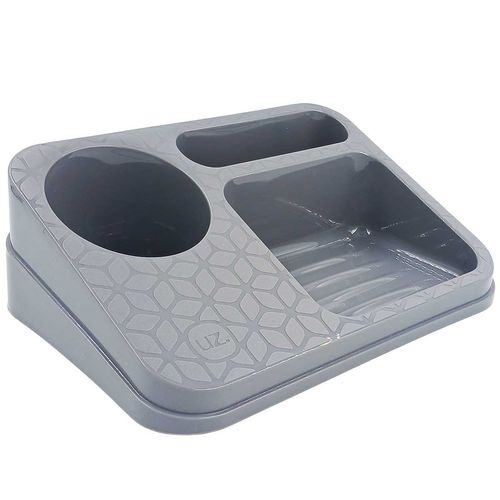Porta Detergente/Esponja 19,5cm em Plástico UZ