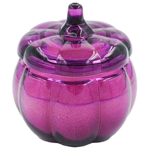 Vela Abóbora Aromática 8x6cm em Vidro Livon
