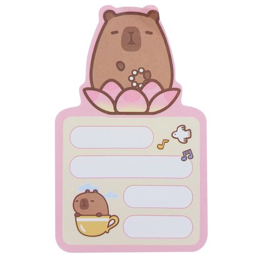 Bloco de Anotação Capivara 7,6x11,5cm em Papel Michael Judi