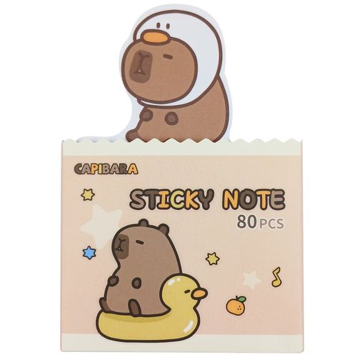 Bloco de Anotação Capivara 7,6x11,5cm em Papel Michael Judi