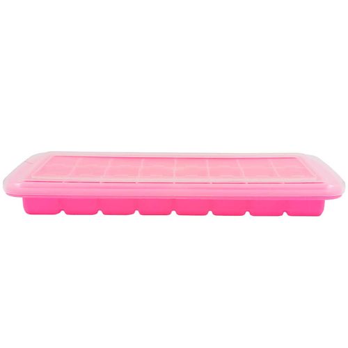 Forma de Gelo C/ Tampa 24x9,5cm em Plástico Livon