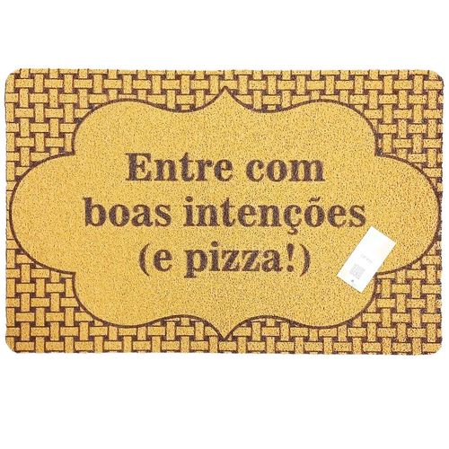 Tapete Capacho Frases 38x58cm em PVC Tokyo Design